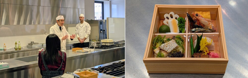 『美濃吉』の佐竹洋治さんとお弁当