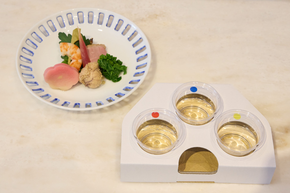 八寸と日本酒のペアリング