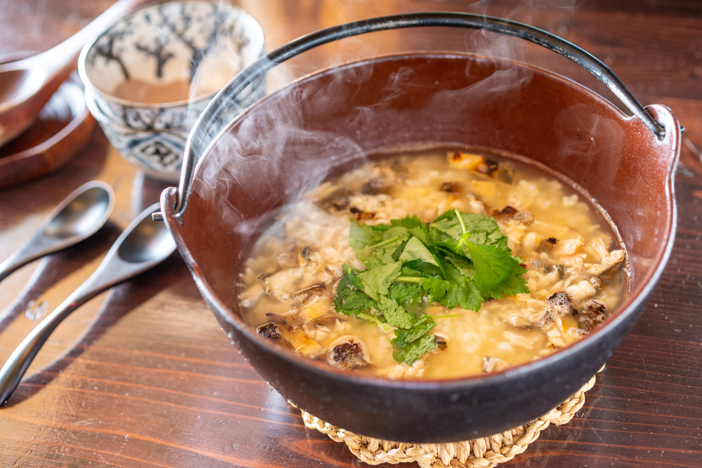 東京『たでの葉』の鮎ぞうすい