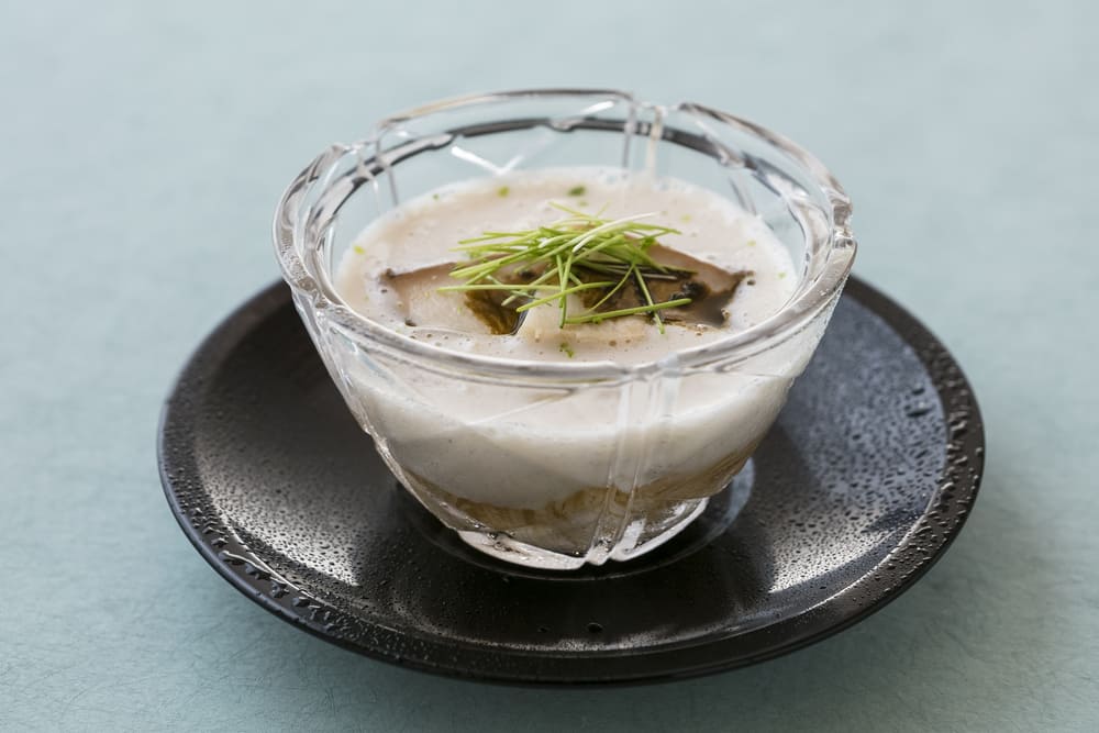 『銀座 小十』の「鮑素麺」