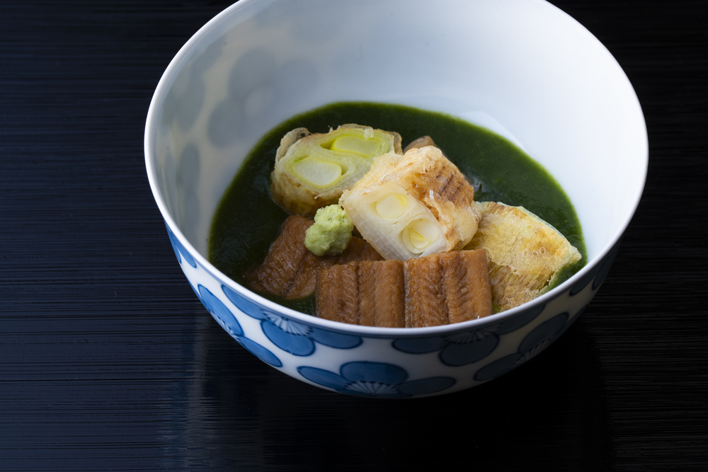 京都『瓢亭』のネギ天ぷら