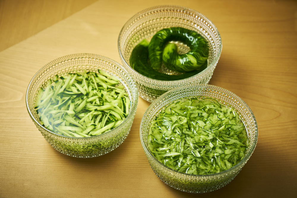 京都『浜作』のキュウリ料理