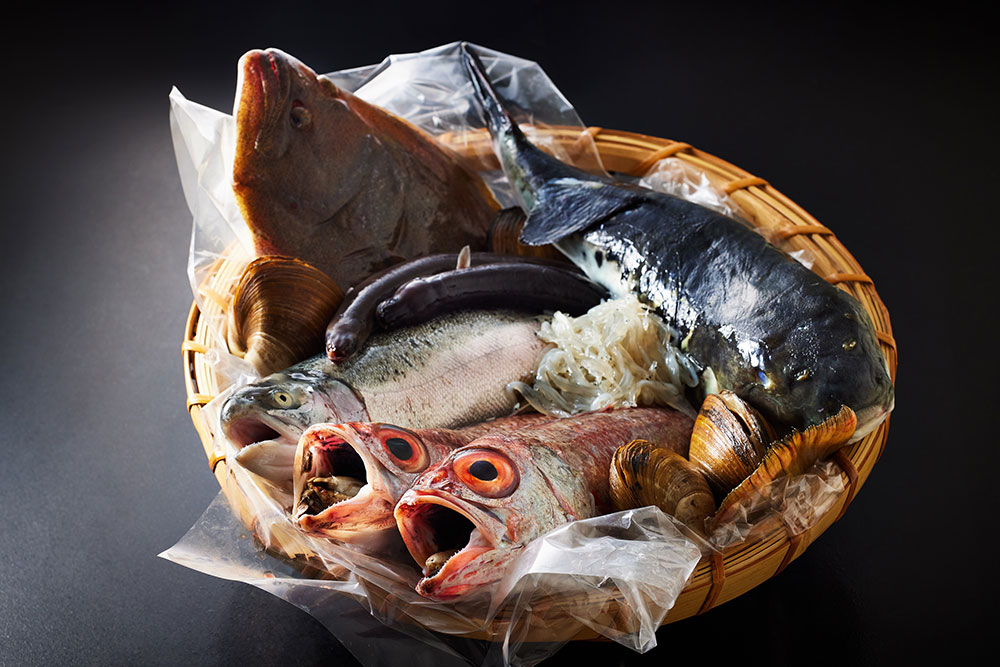 福島県産の魚介