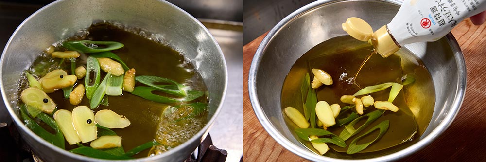 ワタリガニ用の醤油ダレ