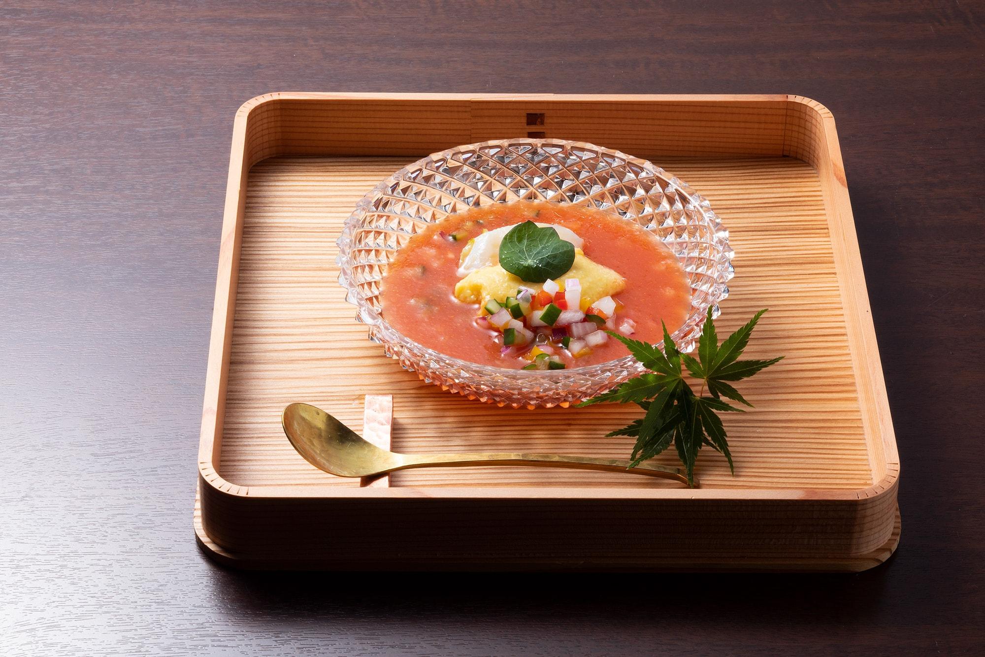 夏野菜のすり流し ｜ WA・TO・BI - 和食の扉
