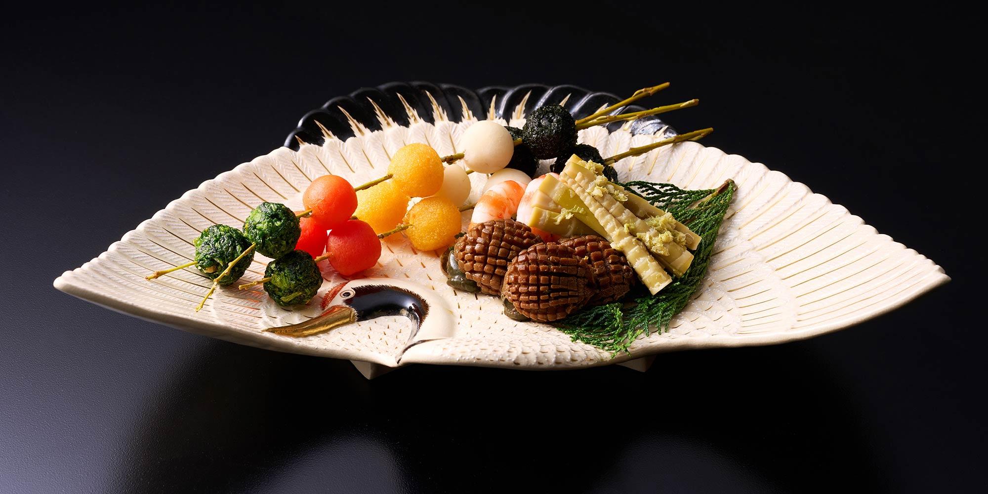 レシピ付き】新春の料理vol.1餅花をモチーフに陰陽五行の五色を表現